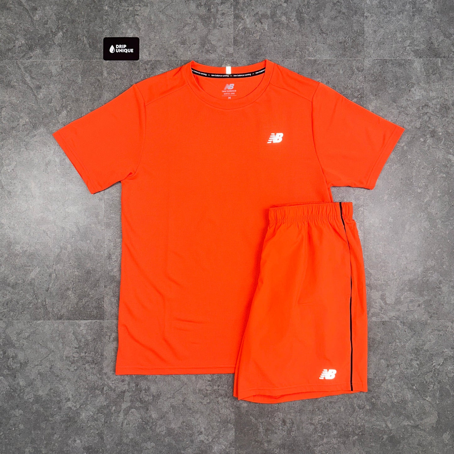New Balance Core Run T-Shirt & Shorts Set