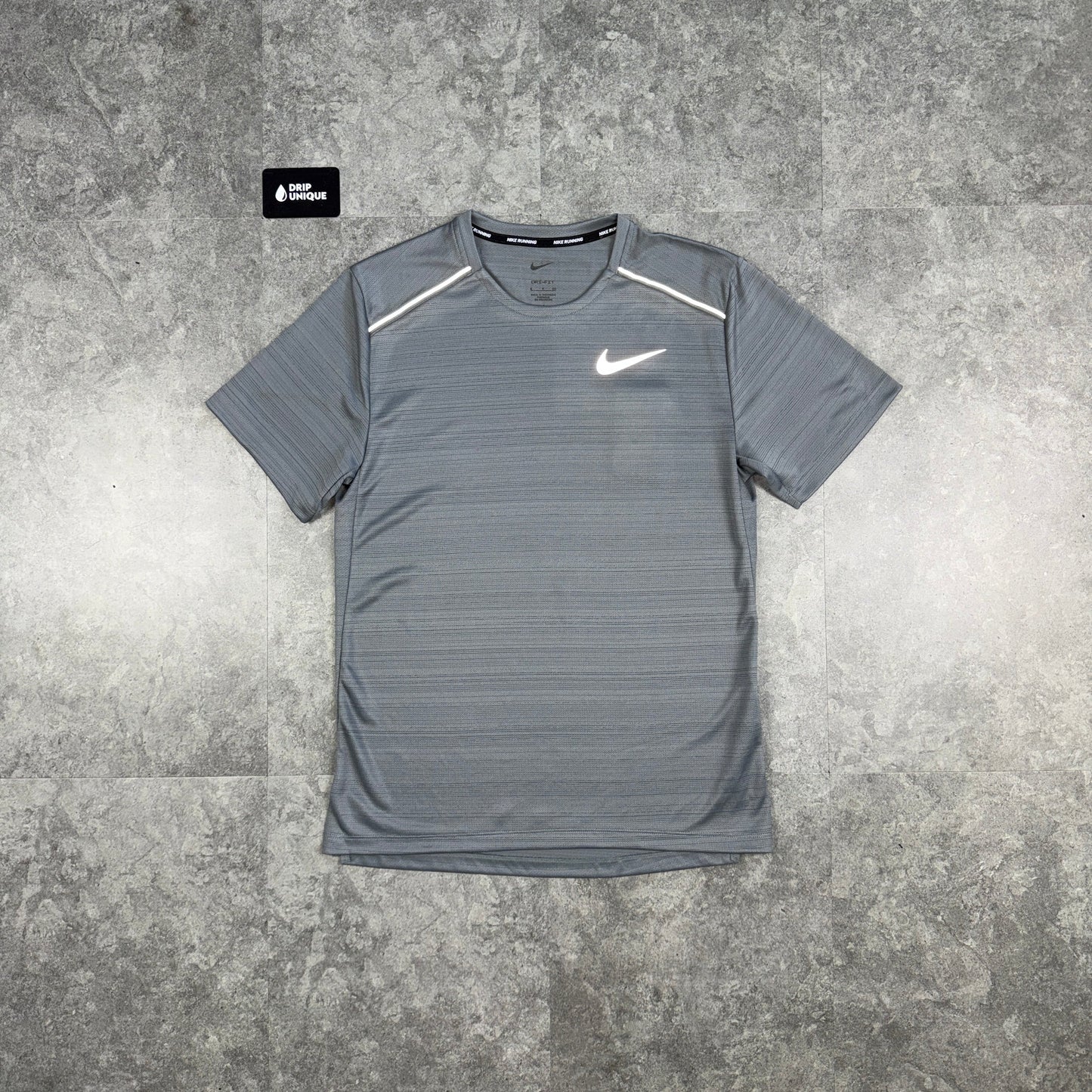 Nike Miler T-Shirt Grey