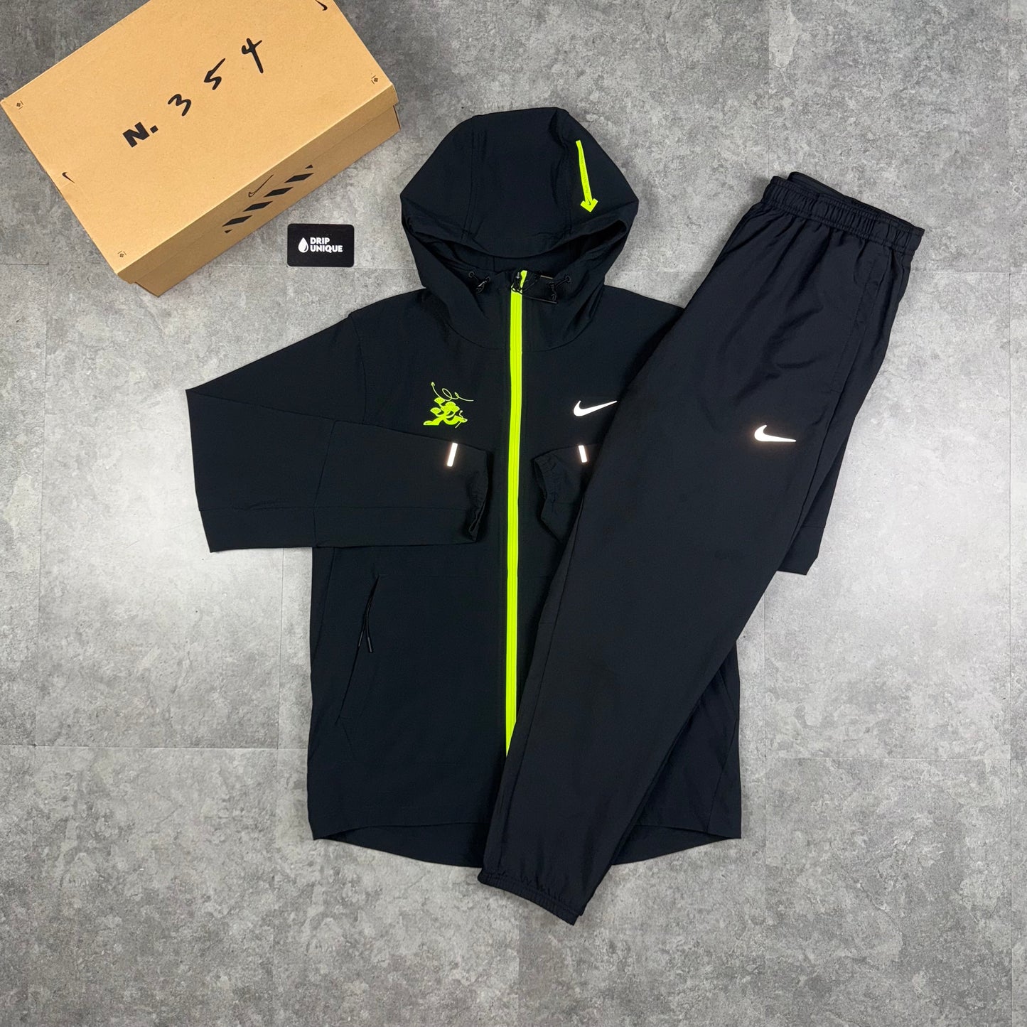 Nike Repel “Just Do It” Windrunner Jacket Black