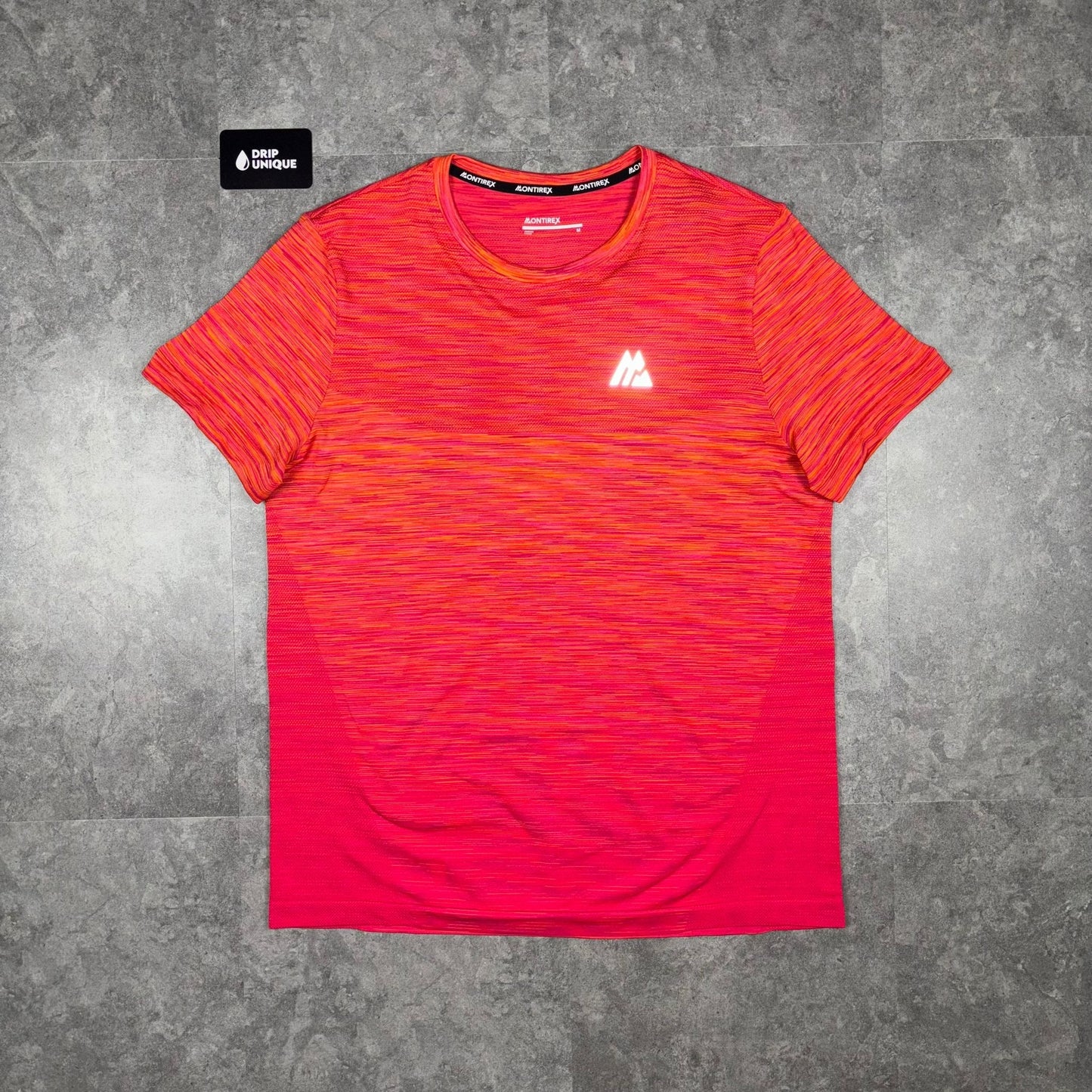 Montirex Seamless T-Shirt Orange / Hot Pink