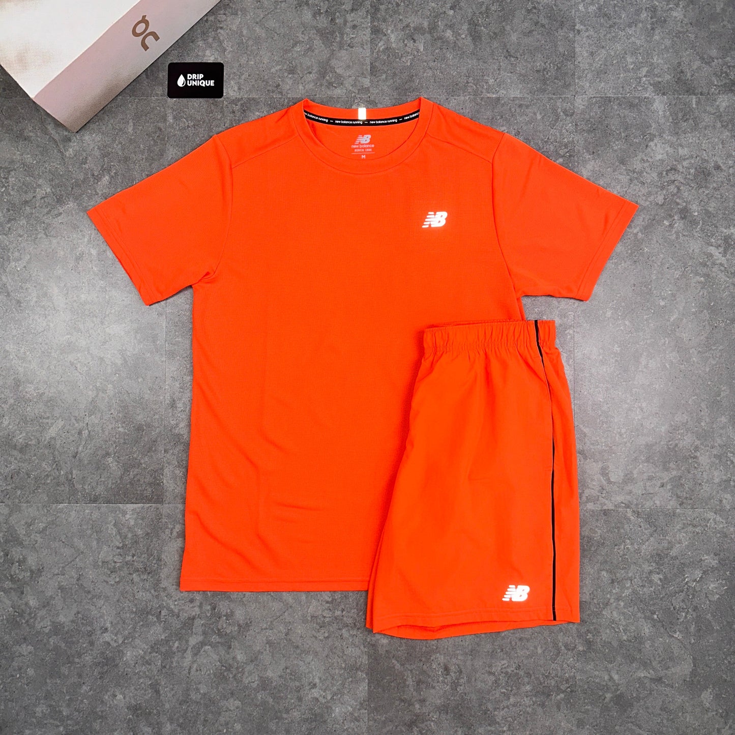 New Balance Core Run T-Shirt & Shorts Set