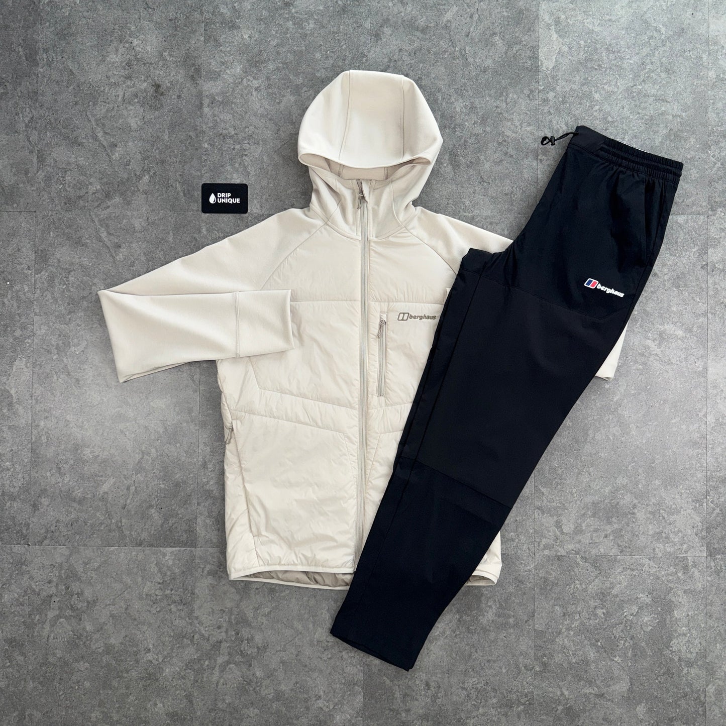 Berghaus Trawden Jacket Beige & Black Theran Plus Pants Set