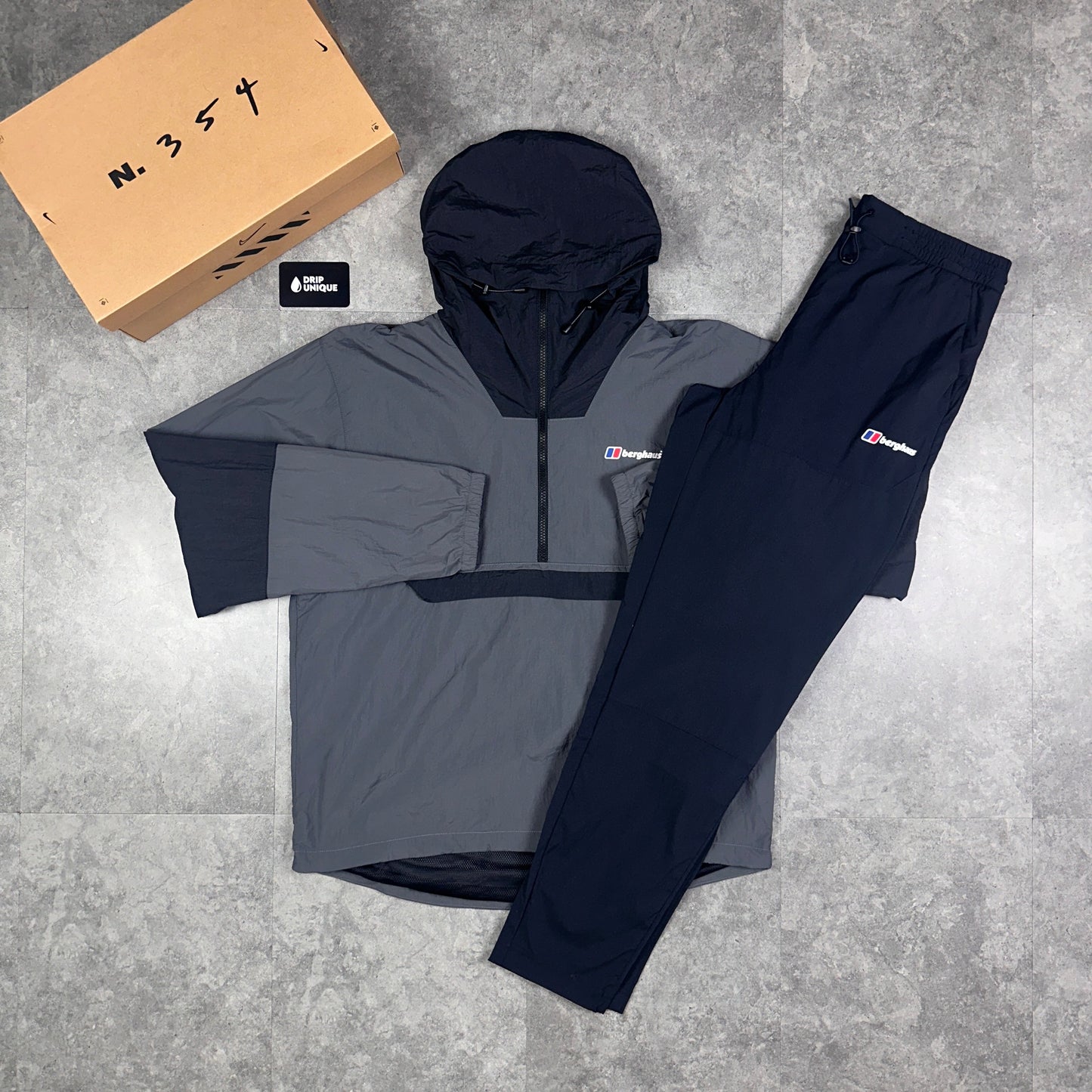 Berghaus Urban Co-Ord Jacket Grey & Black Theran Plus Pants Set