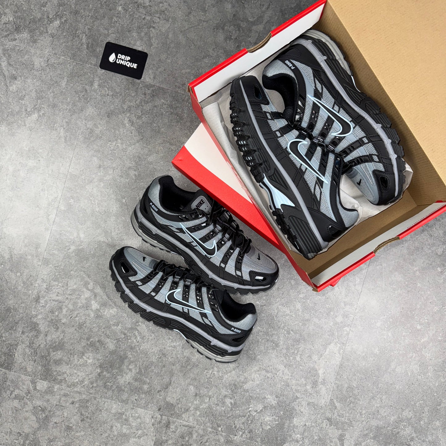 Nike P6000 Cool Grey / Black