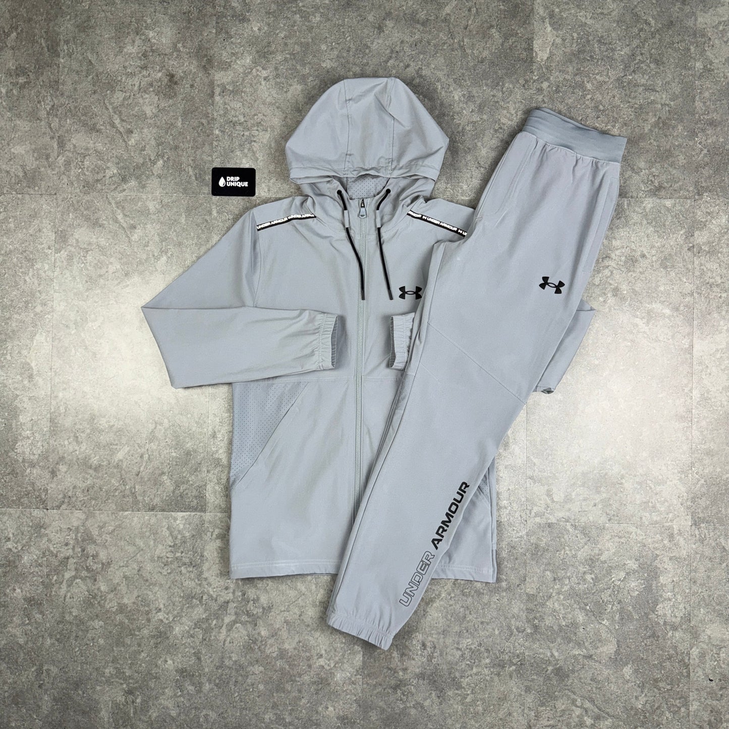 Under Armour Woven Tracksuit Grey