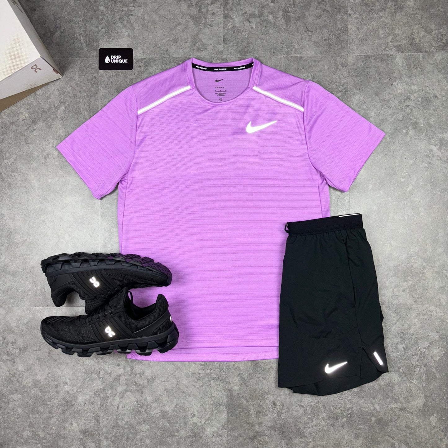 Nike Miler T-Shirt Lilac