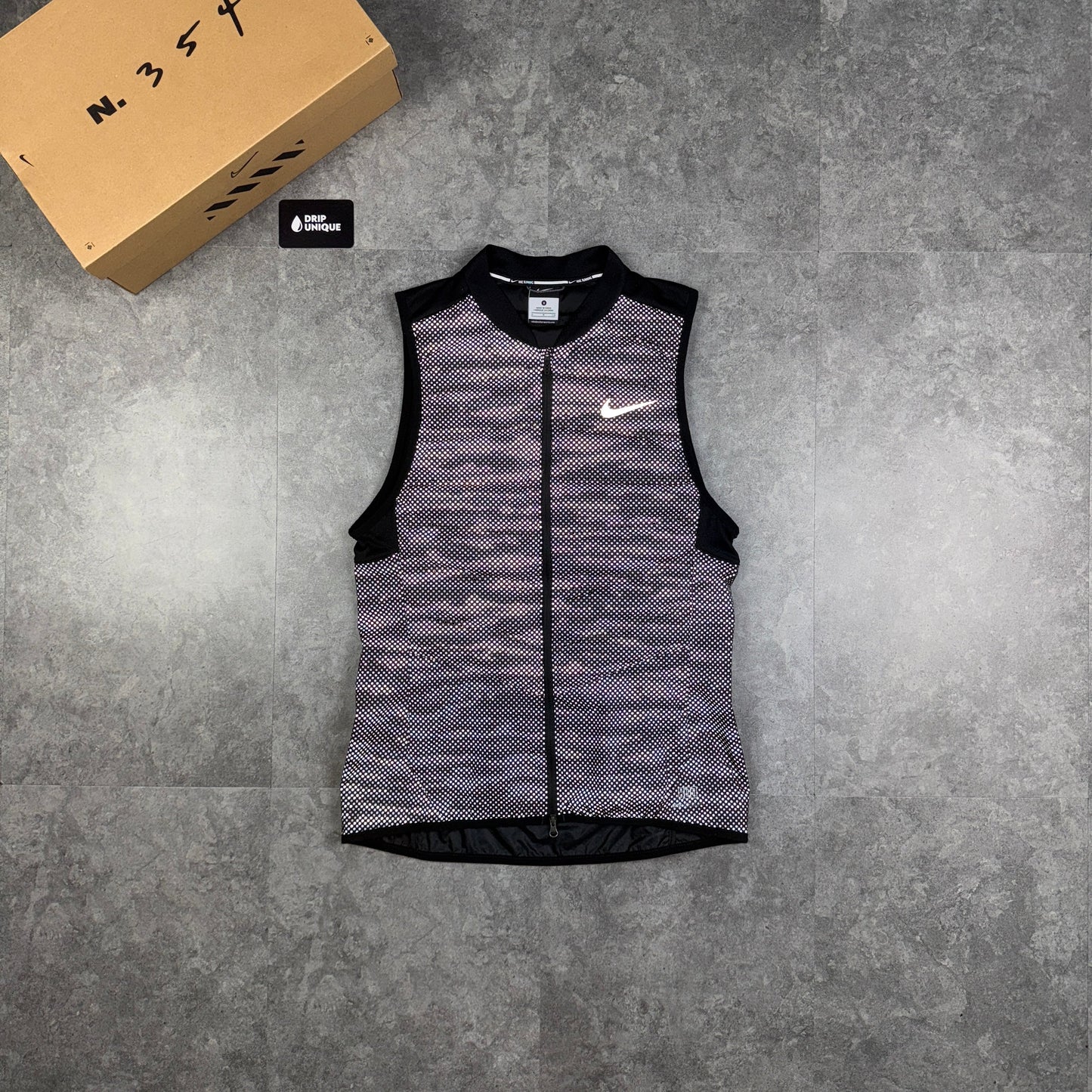 Nike Aeroloft 800 Gilet Black