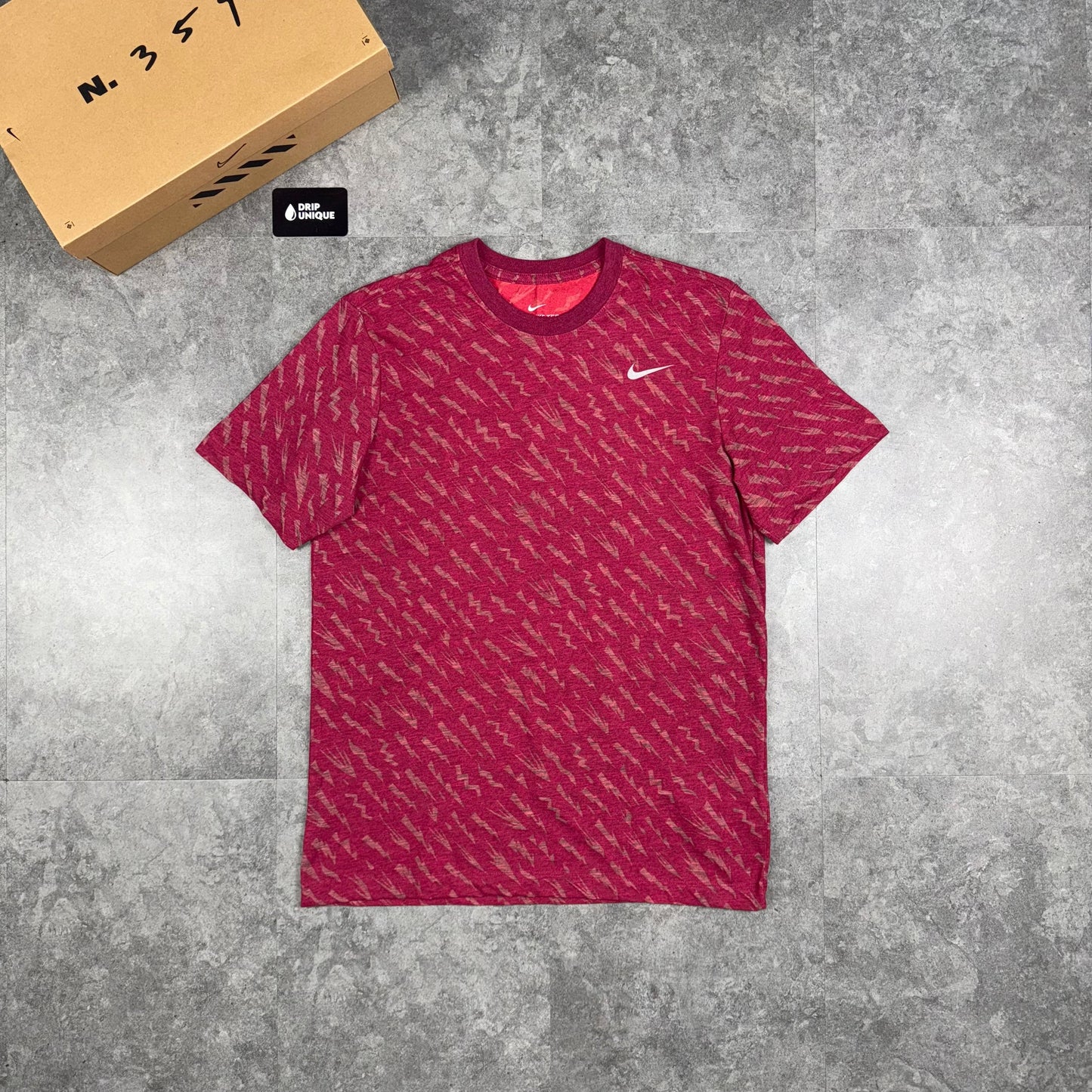 Nike Cotton Bolt T-Shirt Red