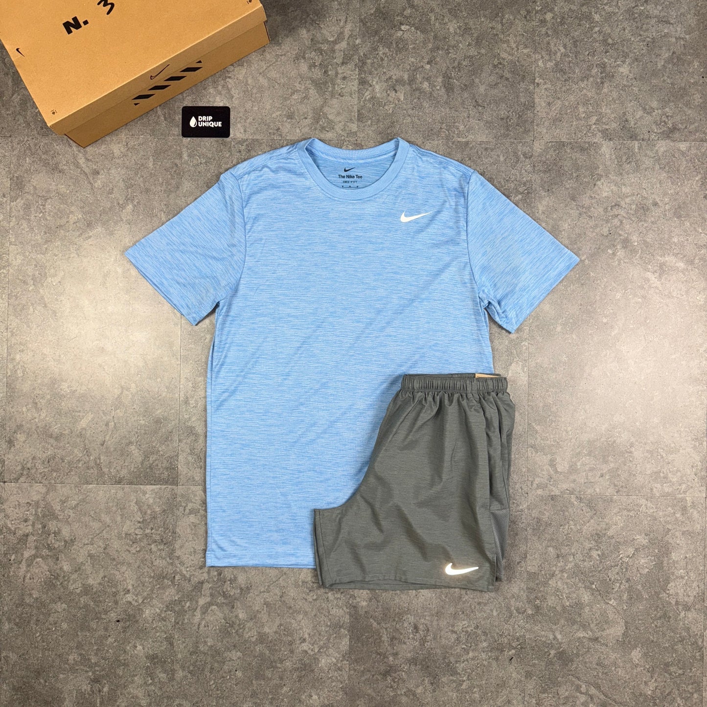 Nike Dri-Fit Breathe T-Shirt Baby Blue