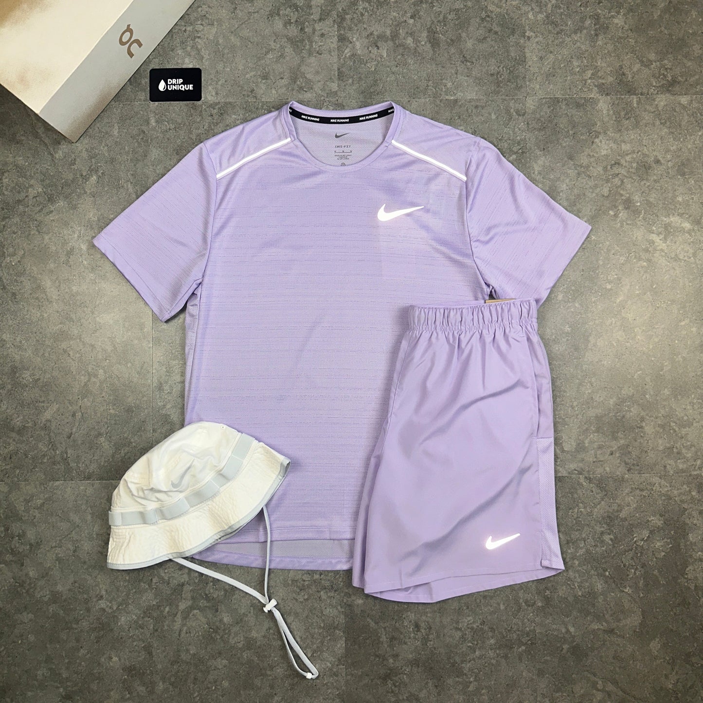 Nike Dri-Fit Challenger Shorts 7" Lavender