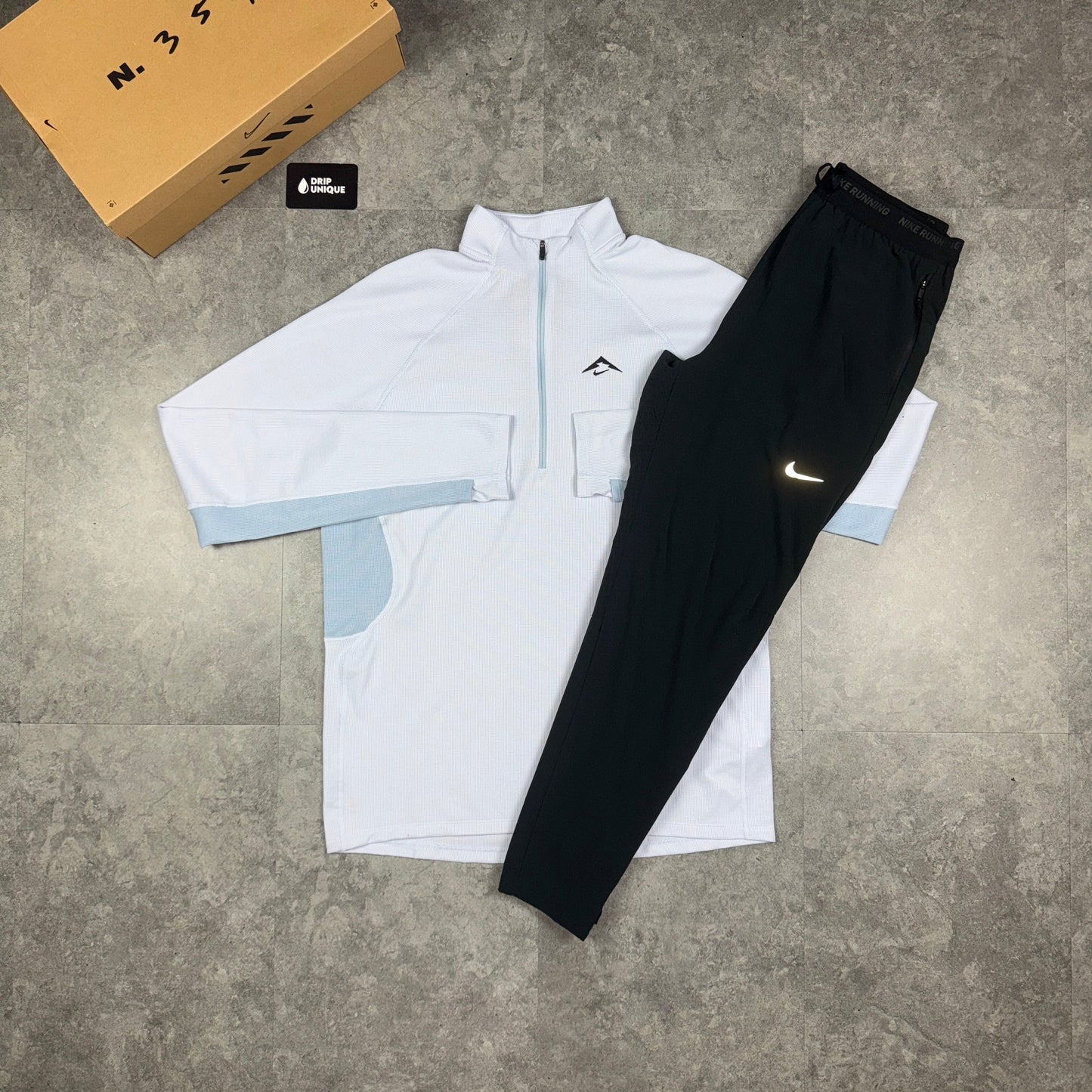 Nike Dri-Fit Element Trail 1/4 Zip Top Armoury Blue