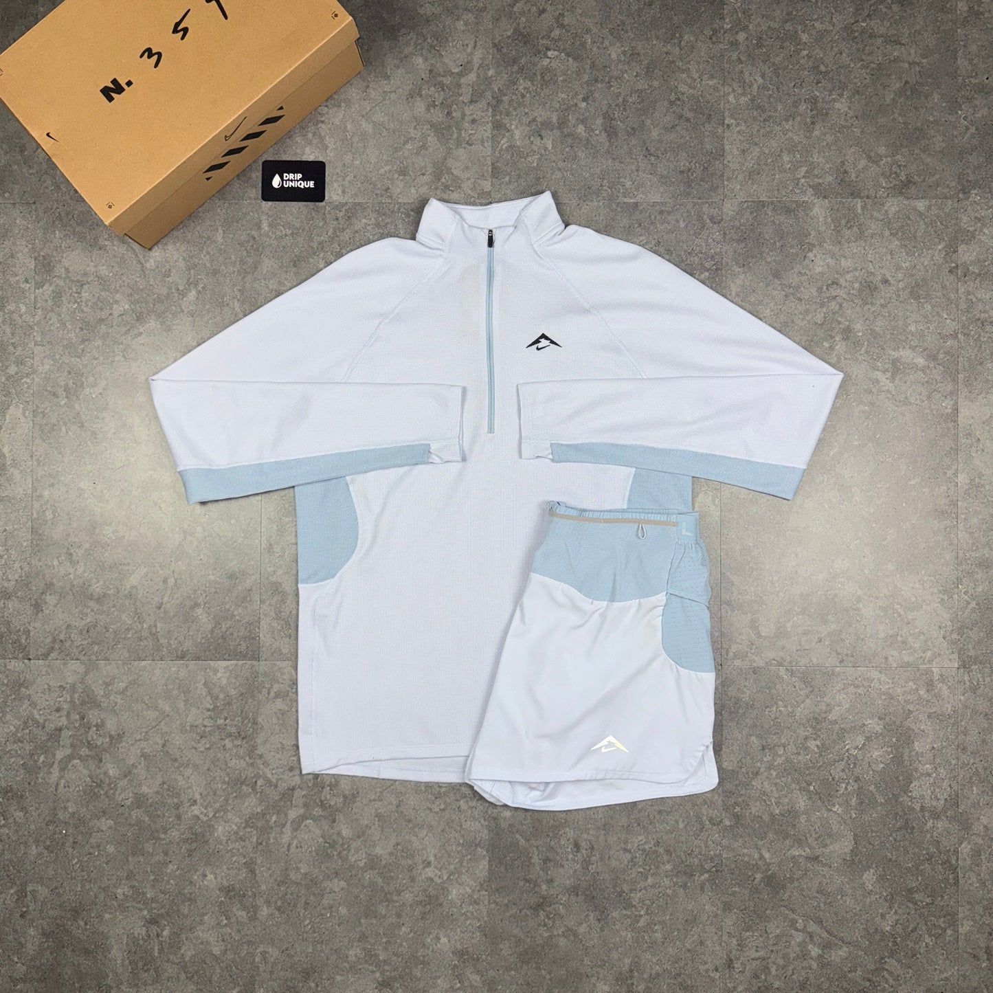 Nike Dri-Fit Element Trail 1/4 Zip Top Armoury Blue