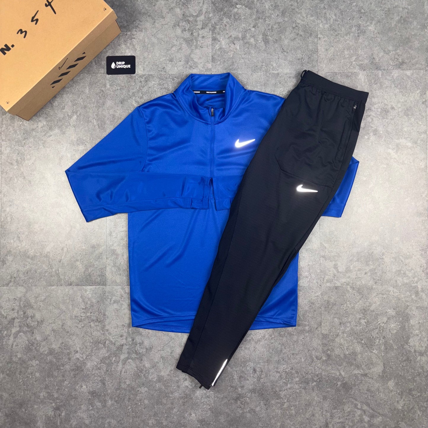 Nike Dri-Fit Pacer 1/4 Zip Top Blue