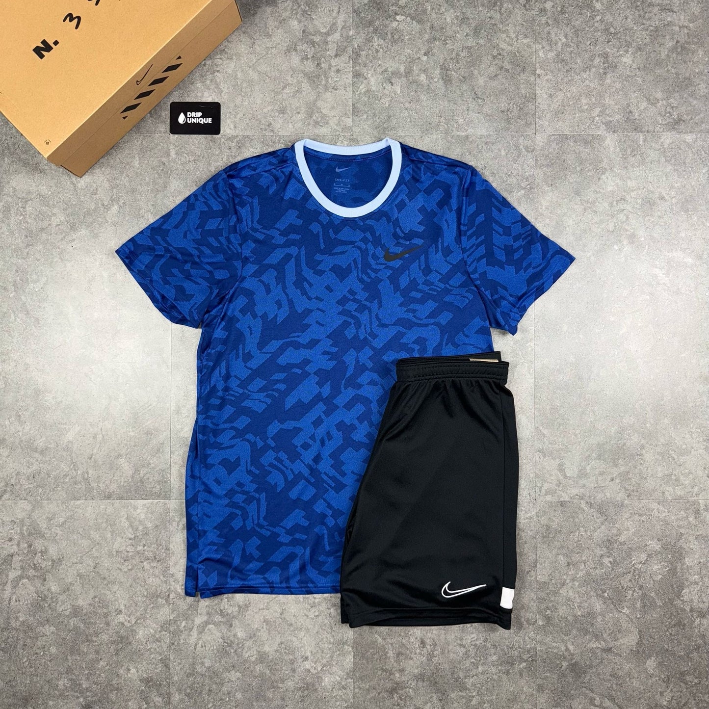 Nike Dri-Fit Super Set T-Shirt Royal Blue