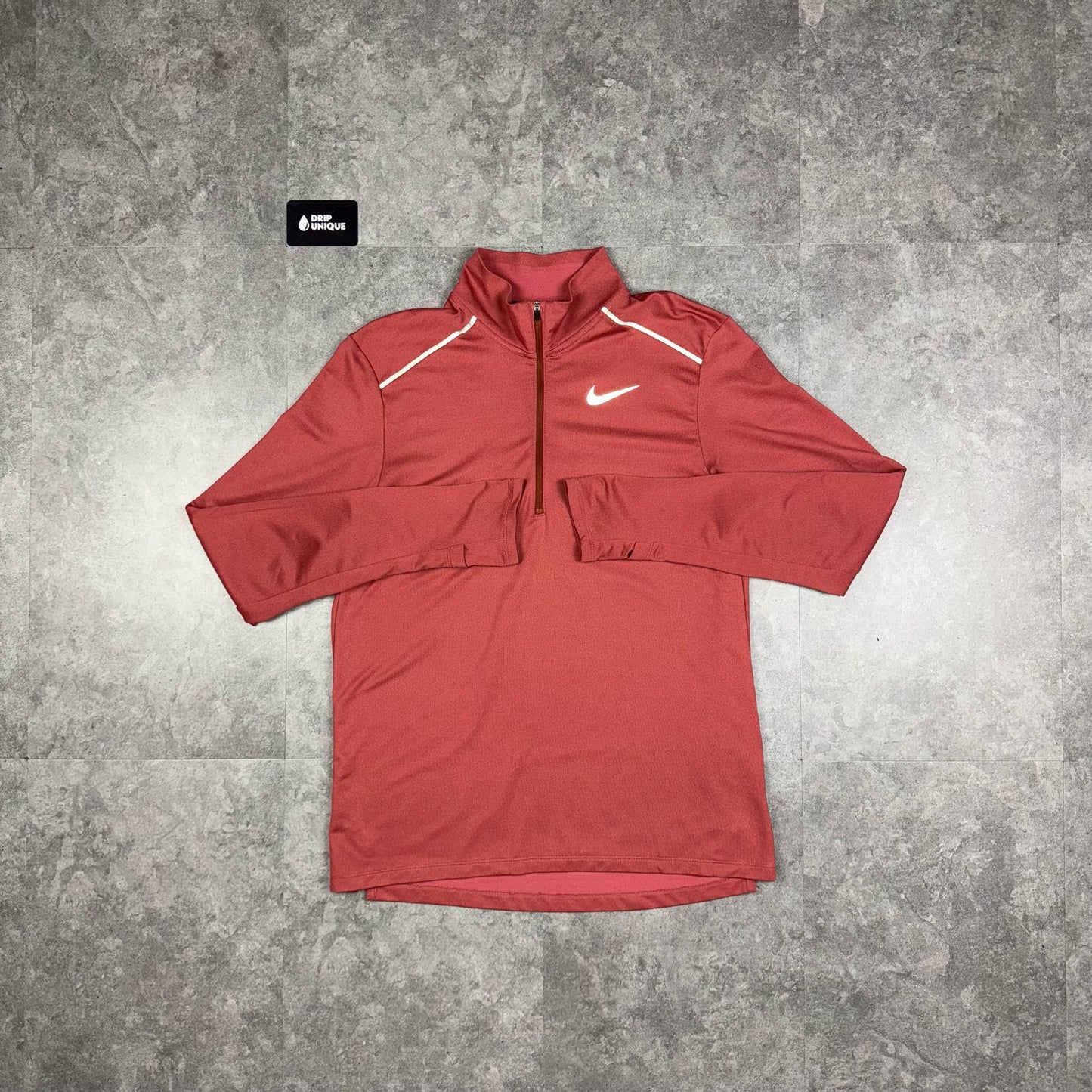 Nike Element 3.0 1/4 Zip Top Dark Red