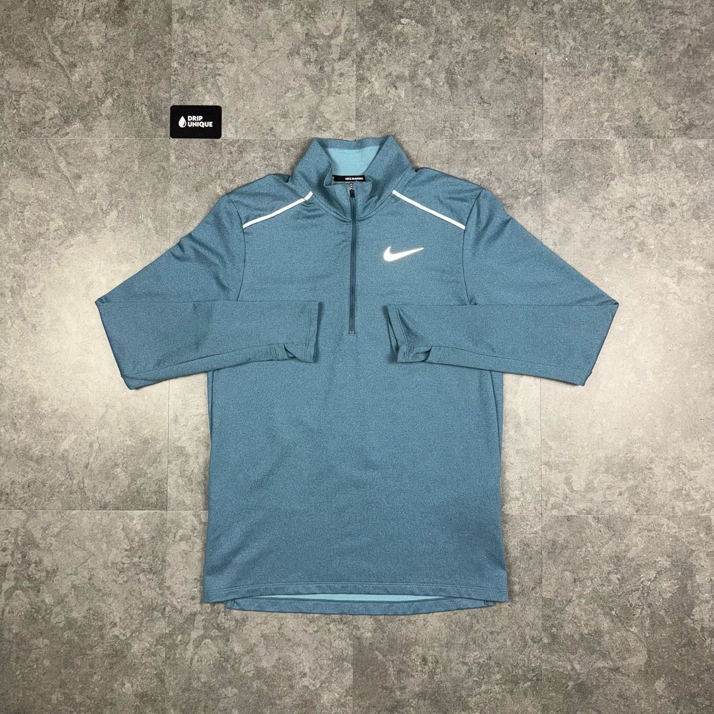 Nike Element 3.0 1/4 Zip Top Washed Blue