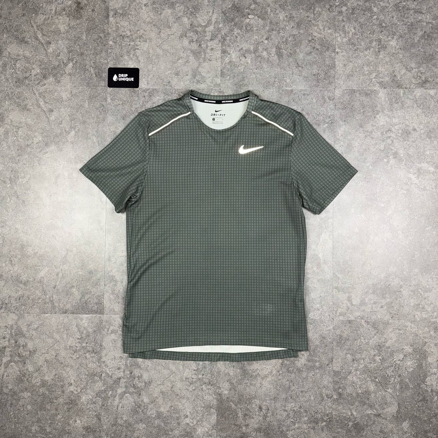 Nike Hex Miler T-Shirt Green