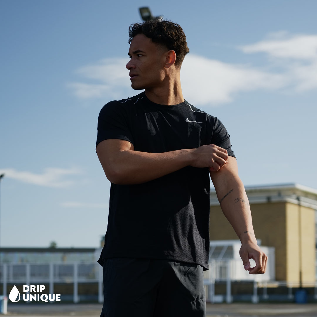 Nike Miler T-Shirt Black