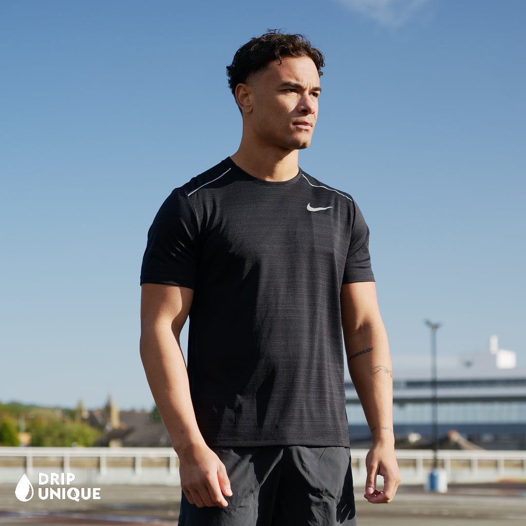 Nike Miler T-Shirt Black