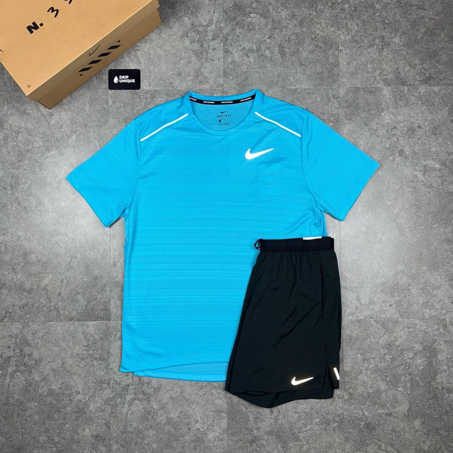 Nike Miler T-Shirt Chlorine Blue