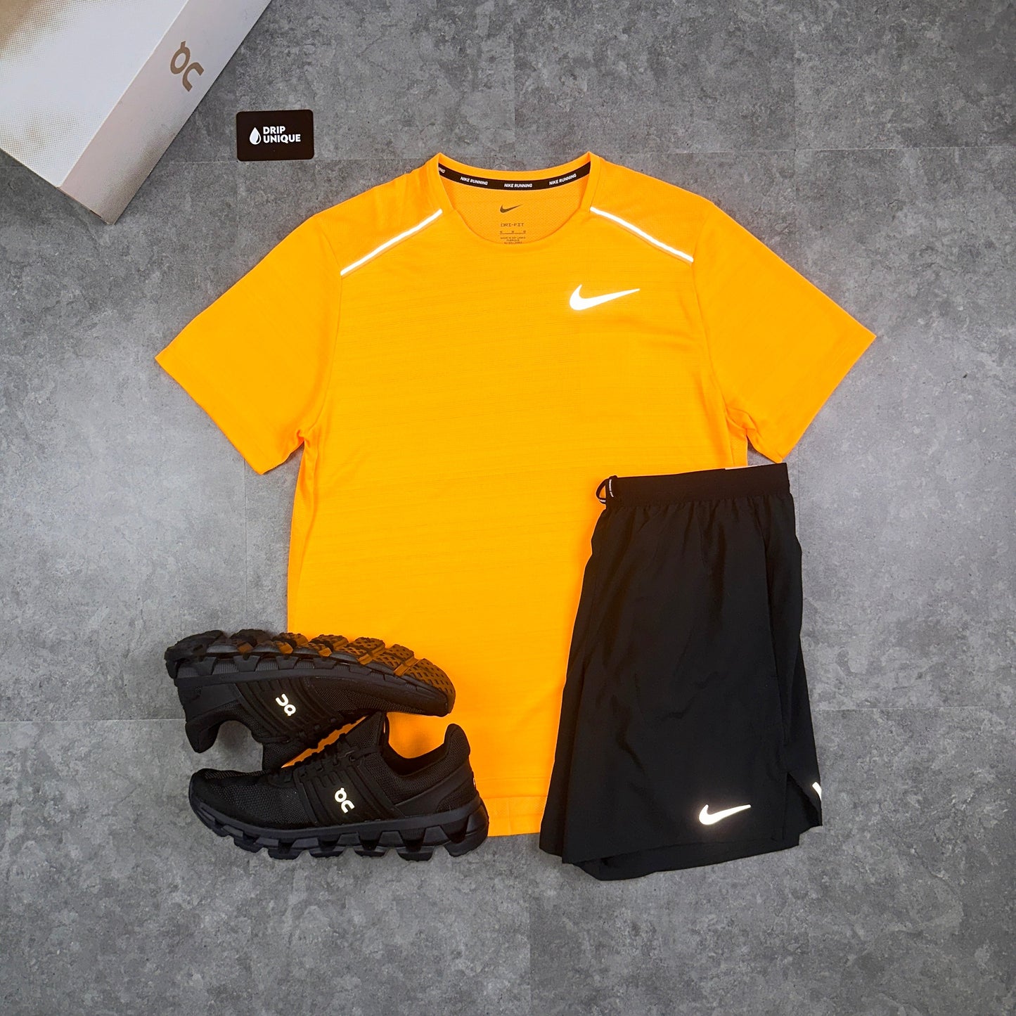 Nike Miler T-Shirt Laser Orange