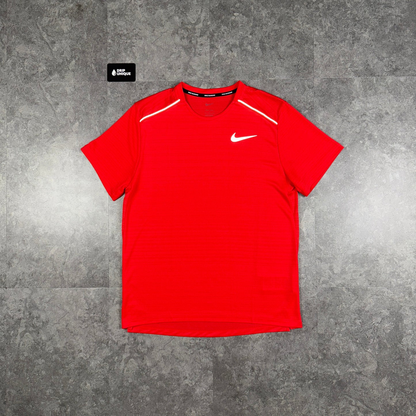 Nike Miler T-Shirt Light Crimson Red