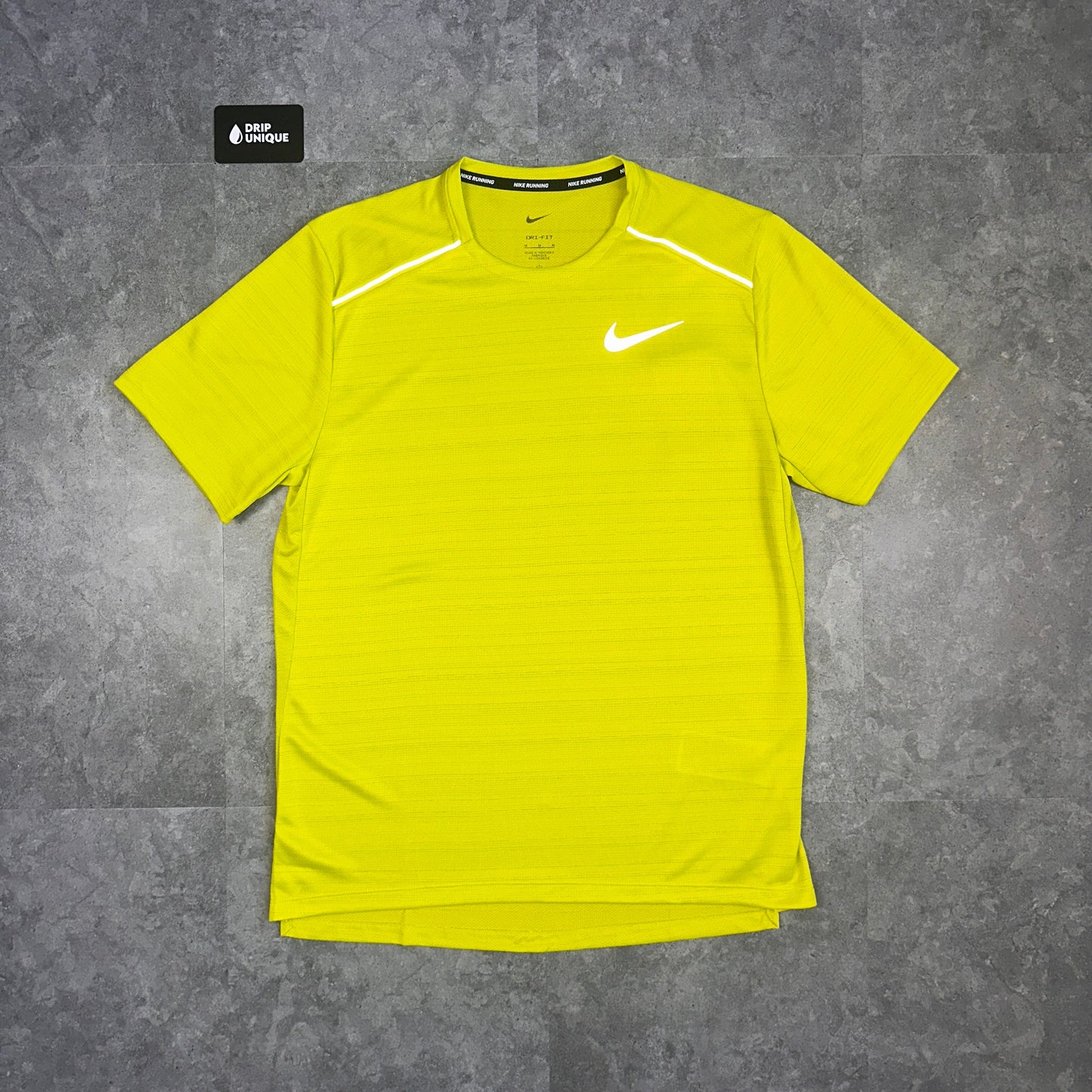 Nike Miler T-Shirt Lime Green