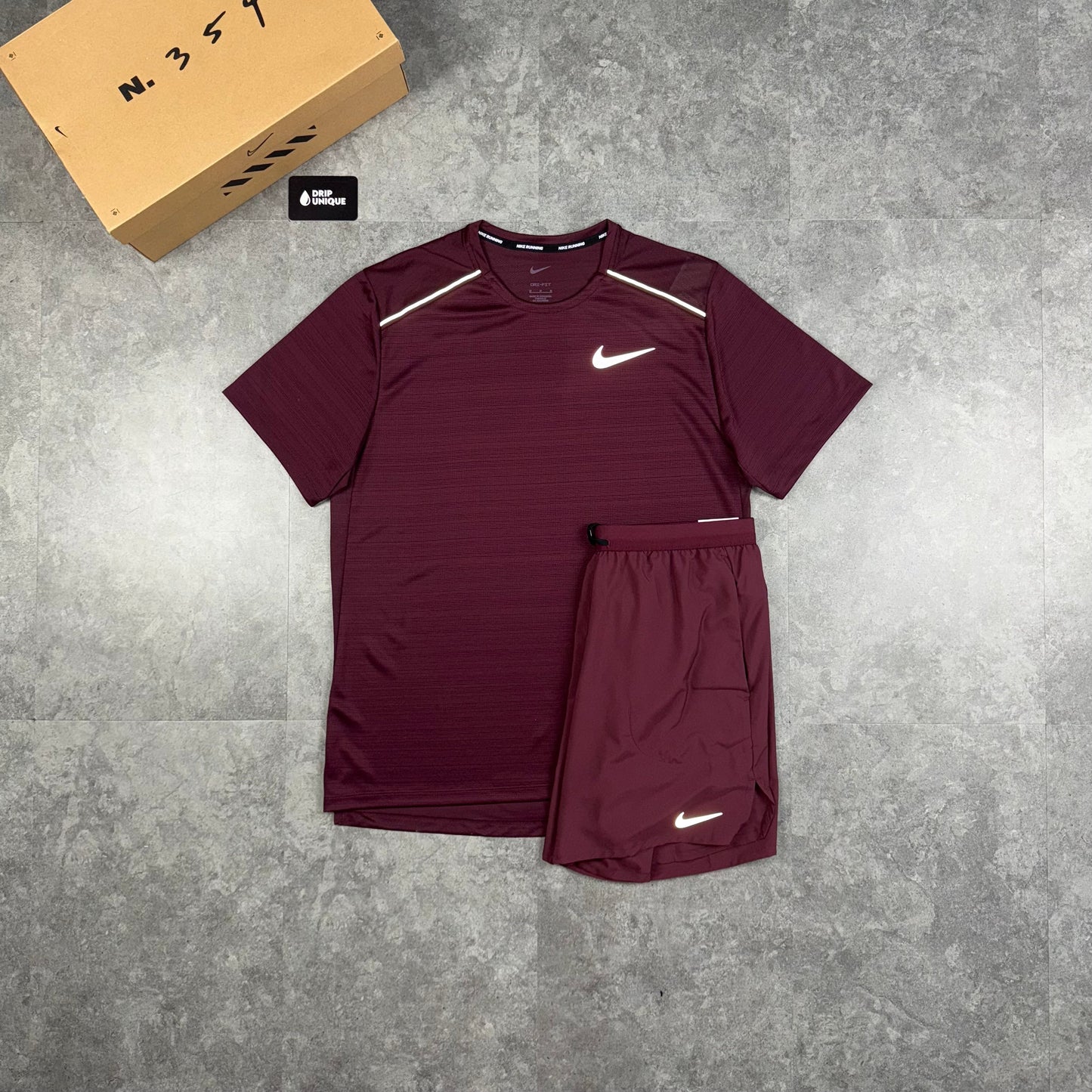 Nike Flex Stride Shorts 7" Midnight Maroon