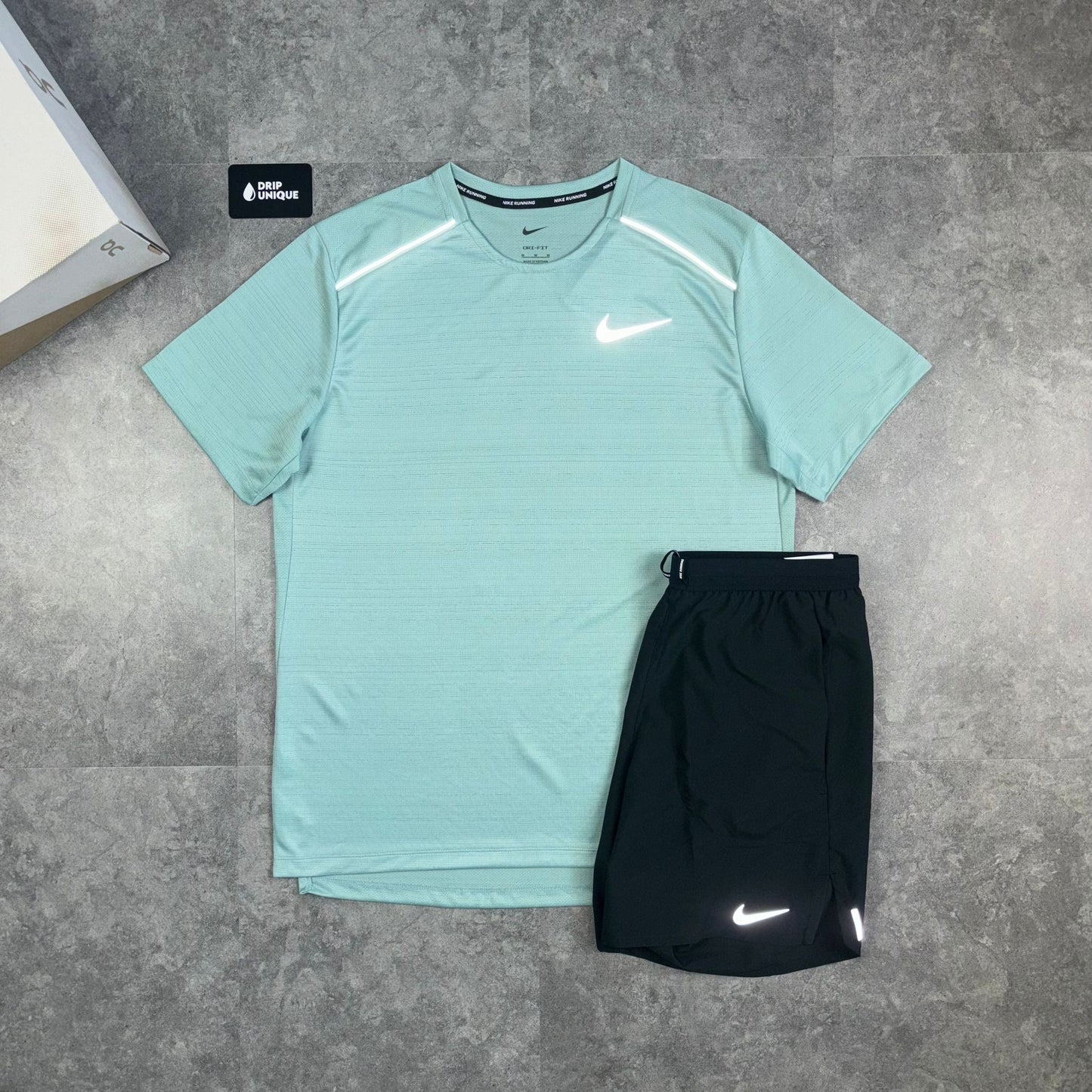 Nike Miler T-Shirt Mineral