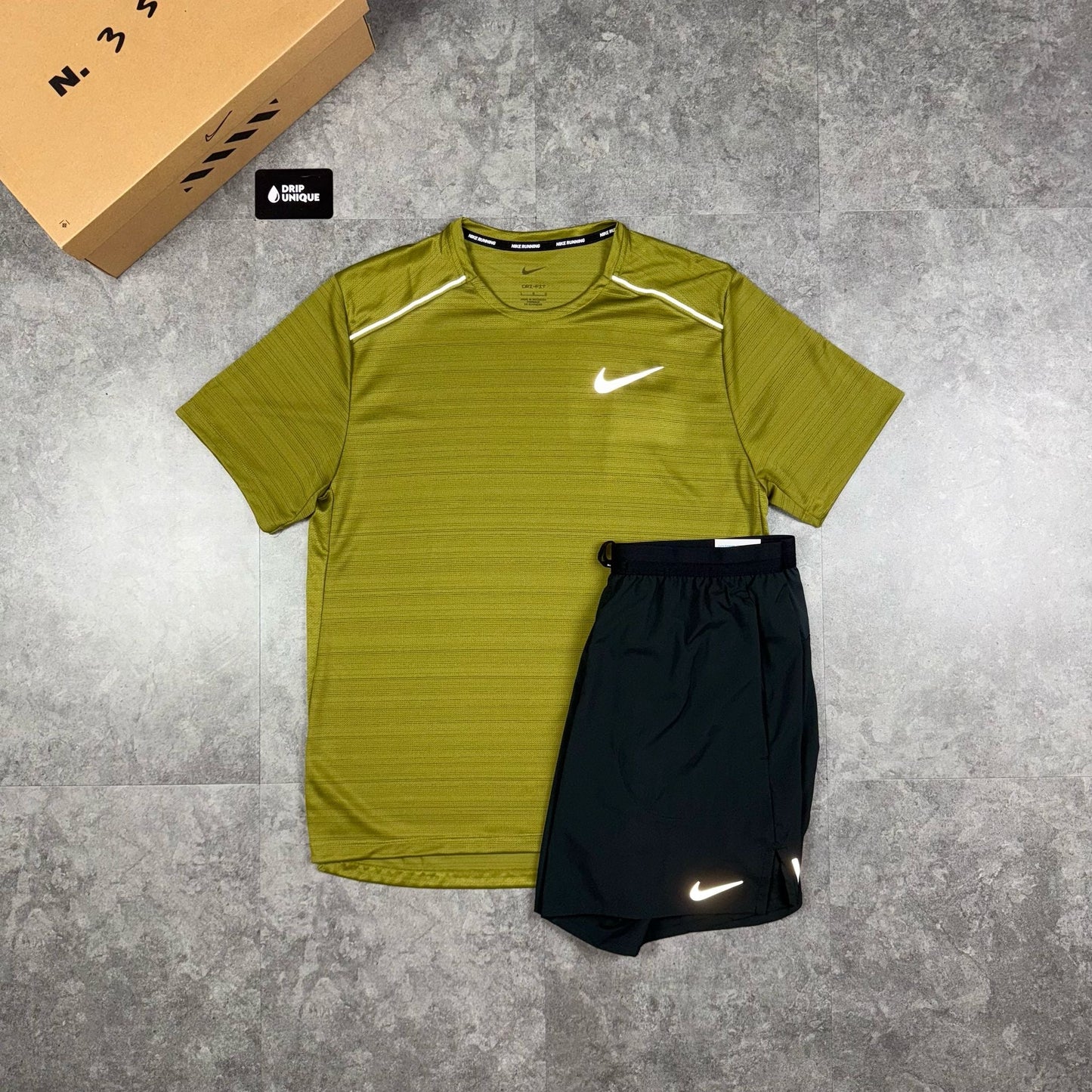Nike Miler T-Shirt Pacific Moss