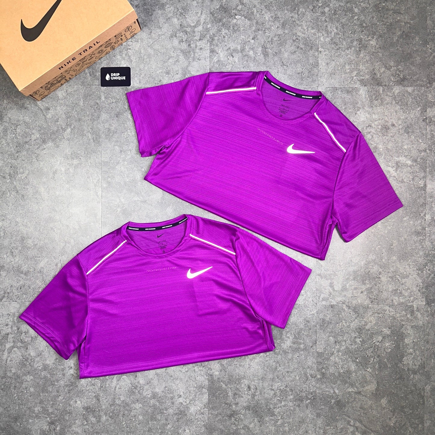 Nike Miler T-Shirt Purple