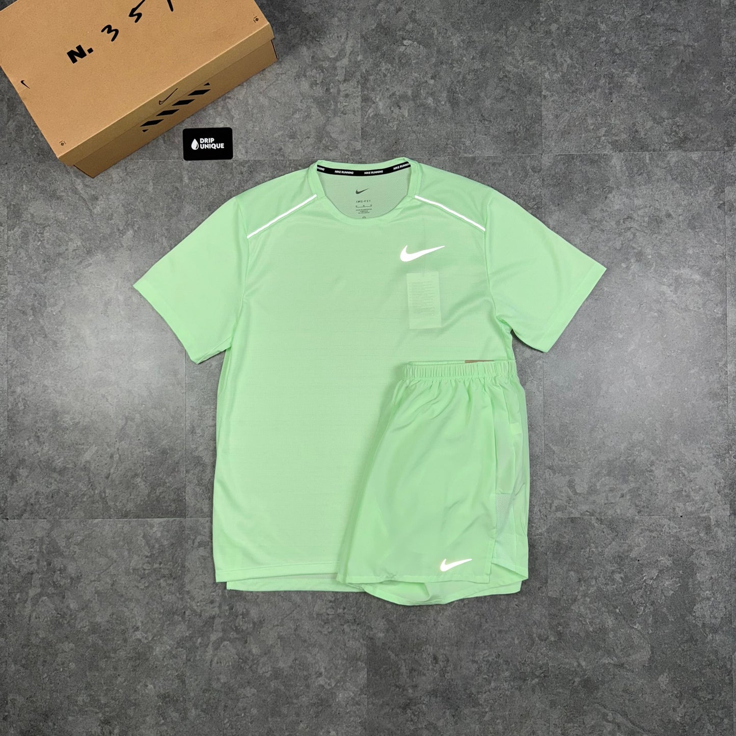 Nike Miler T-Shirt Vapour Green