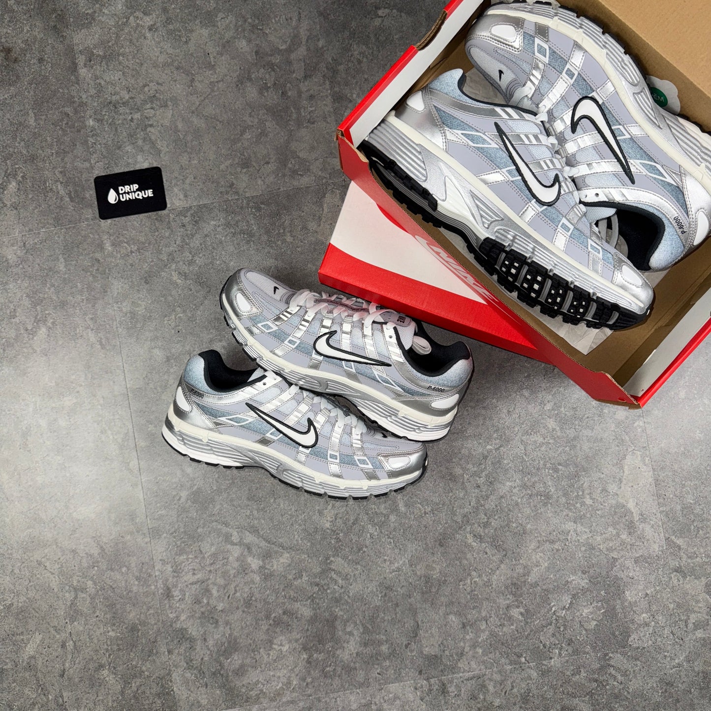 Nike P6000 Metallic White