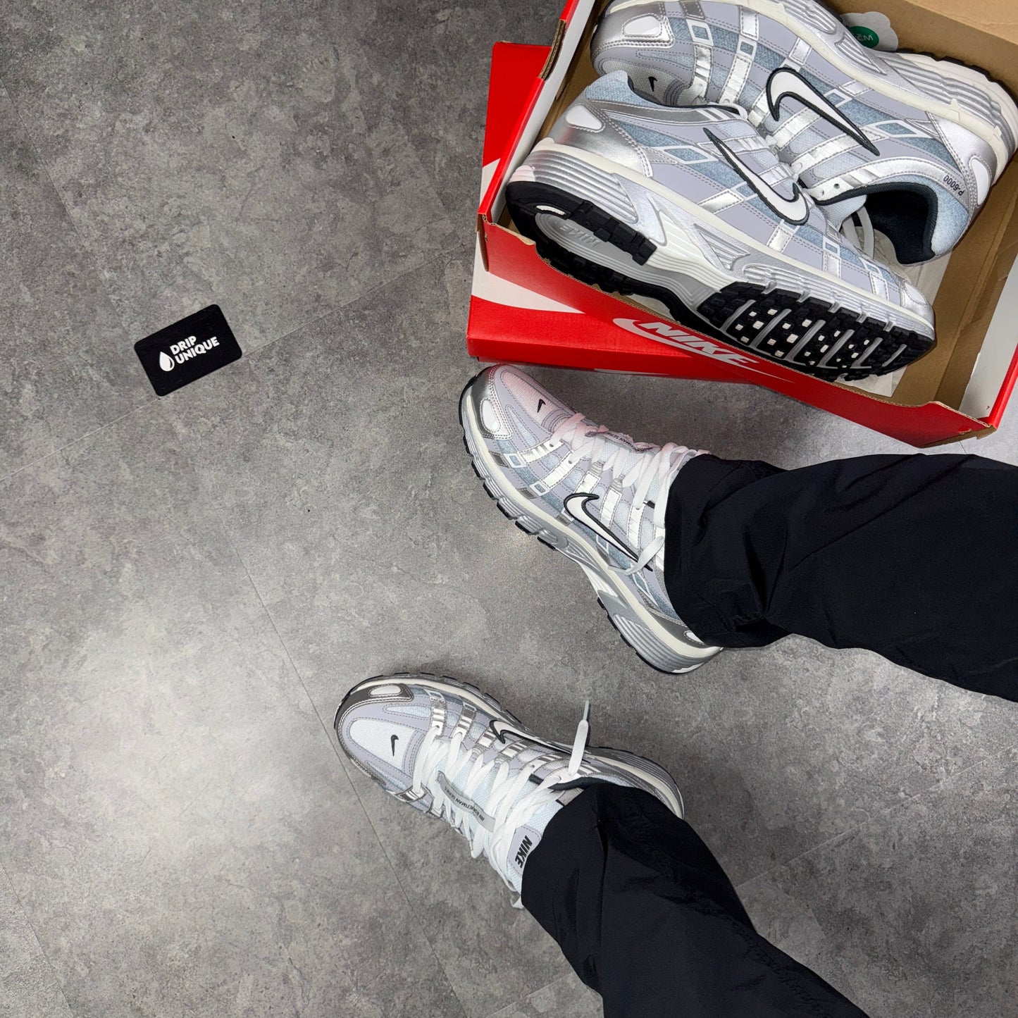Nike P6000 Metallic White