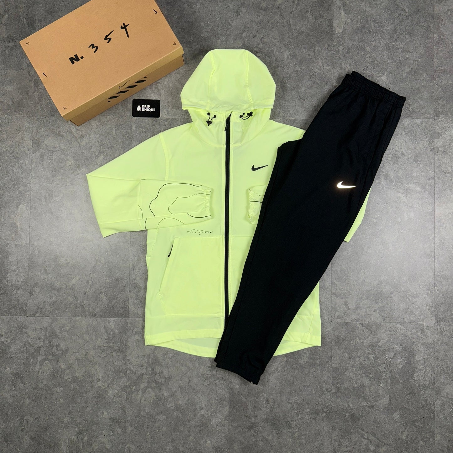 Nike Repel “Just Do It” Windrunner Jacket Barely Volt