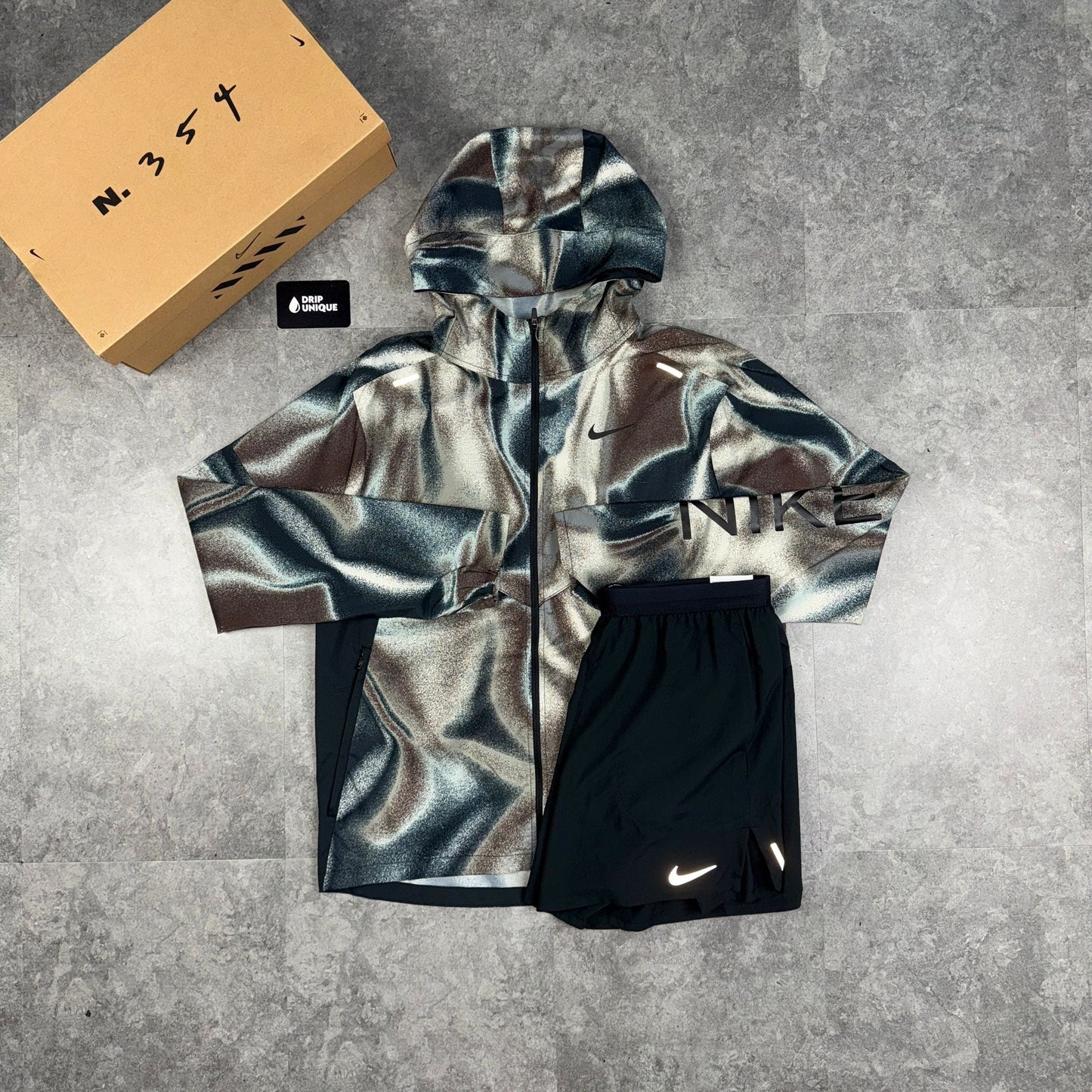 Nike Repel Miler Windrunner Jacket Black Multicolour