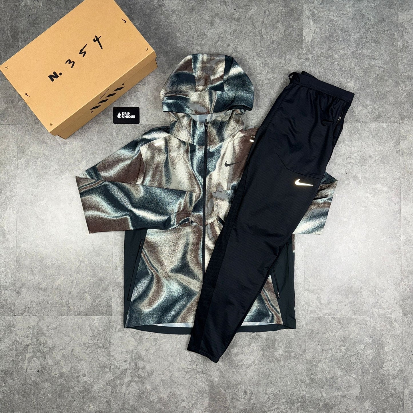 Nike Repel Miler Windrunner Jacket Black Multicolour