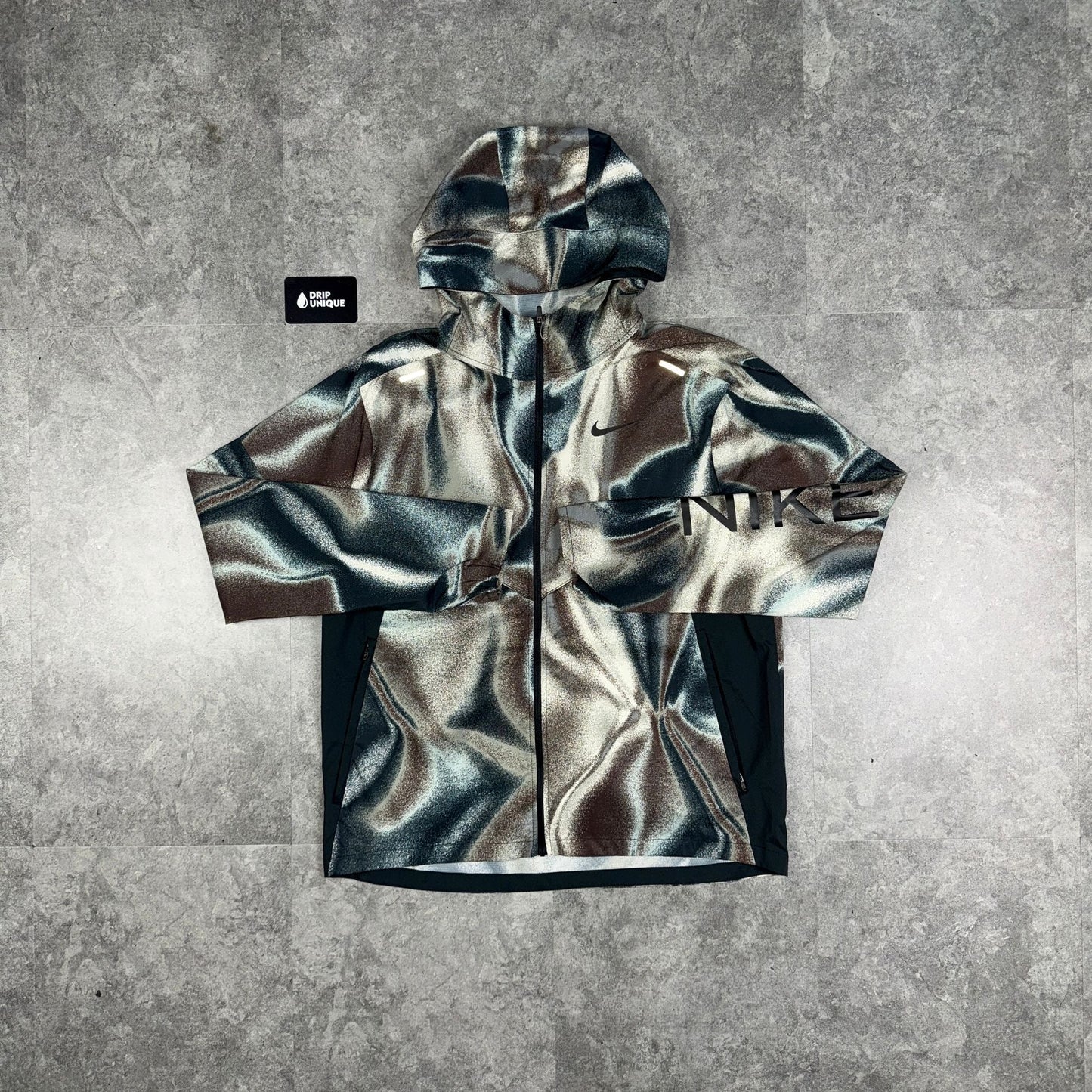 Nike Repel Miler Windrunner Jacket Black Multicolour