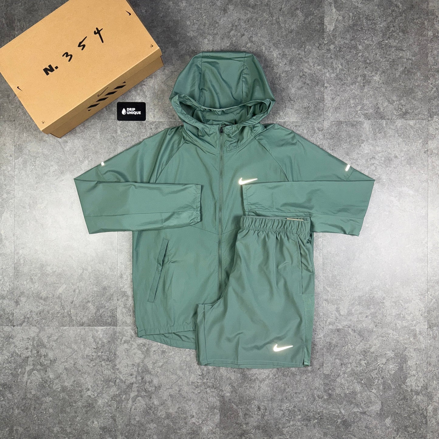 Nike Repel Miler Windrunner Jacket Clay Green