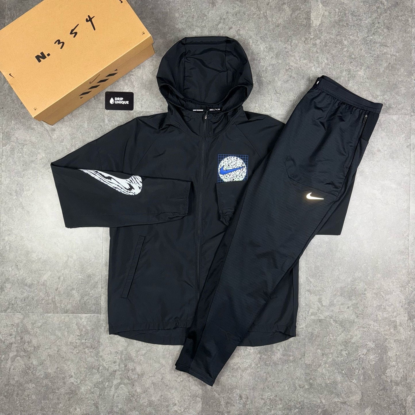 Nike Running Division Wildrun Windrunner Jacket Black