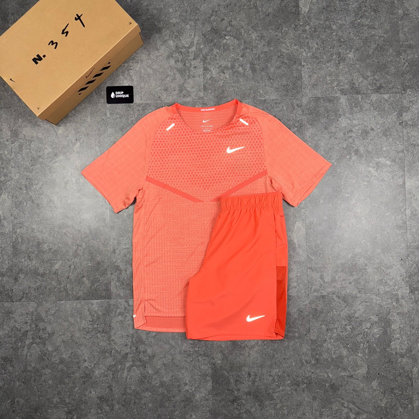 Nike TechKnit T-Shirt Peach