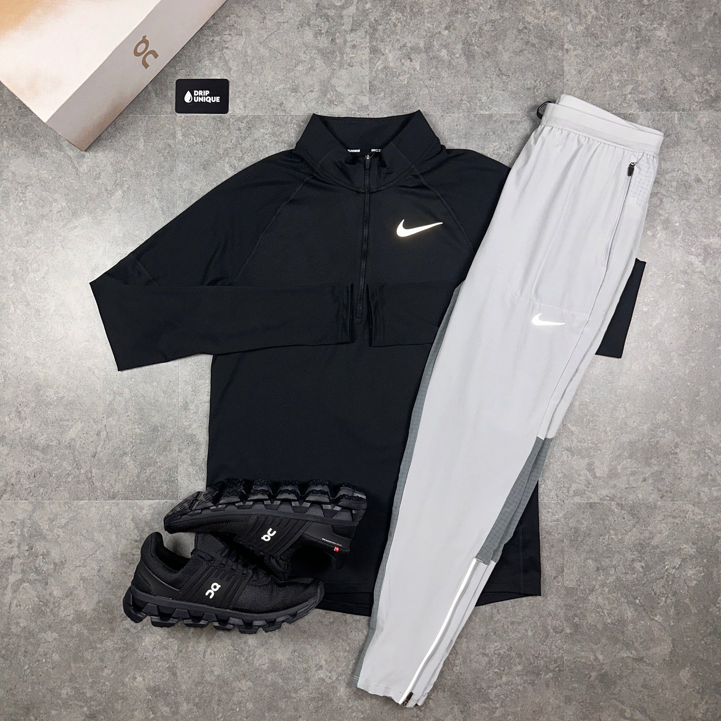 Nike Therma 1/4 Zip Top Black
