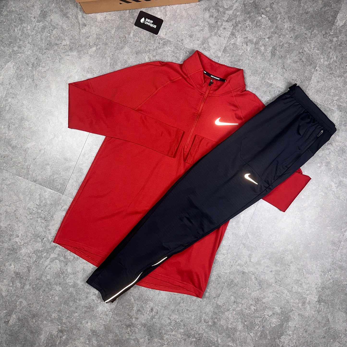 Nike Therma 1/4 Zip Top Bubblegum Red