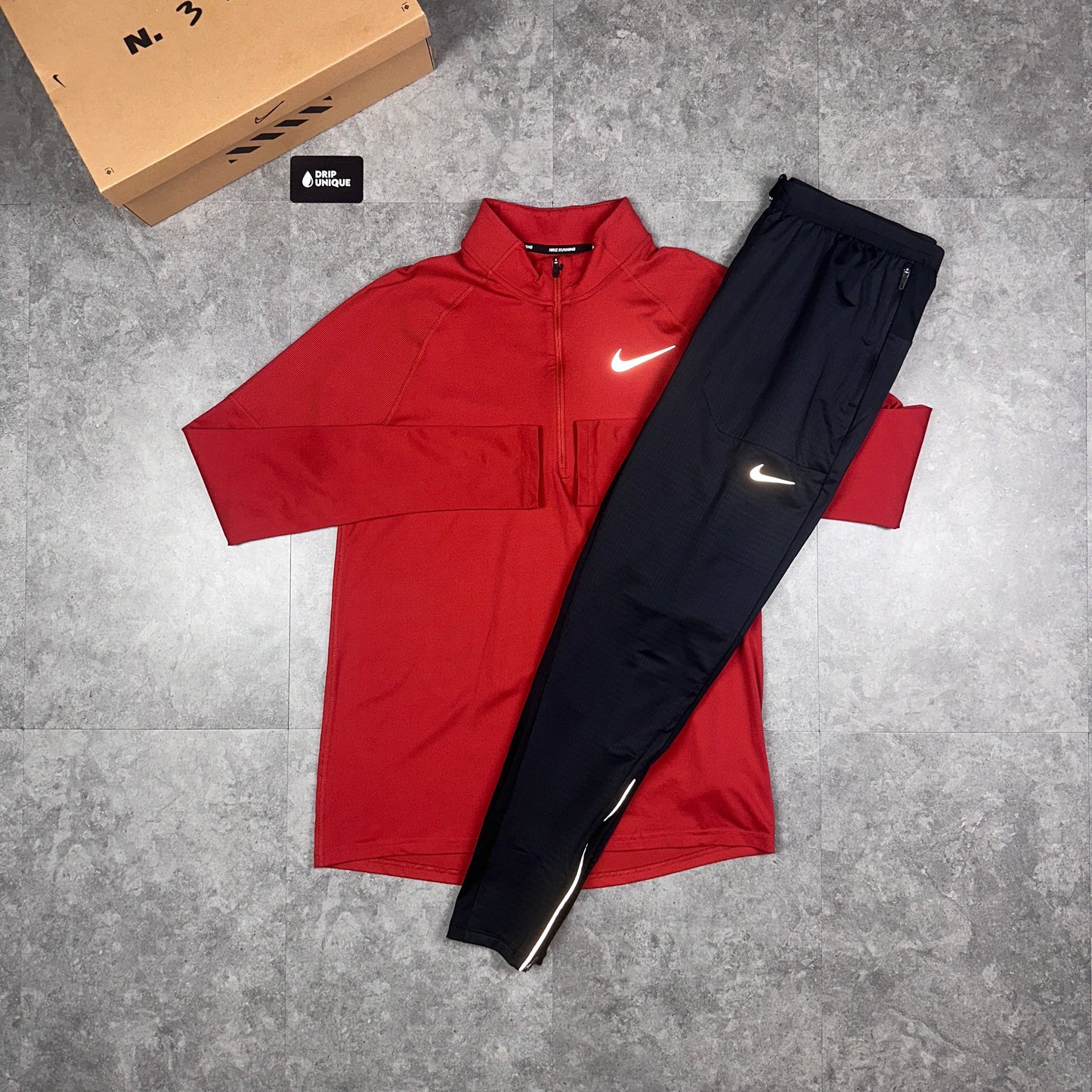 Nike Therma 1/4 Zip Top Bubblegum Red