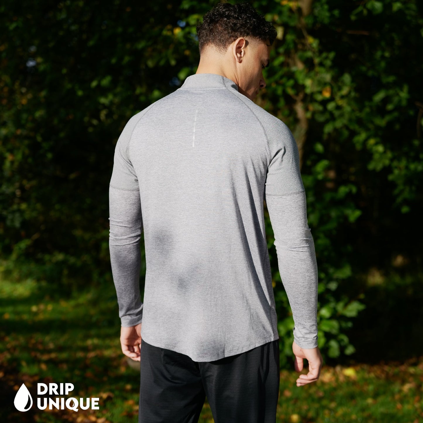 Nike Therma 1/4 Zip Top Grey