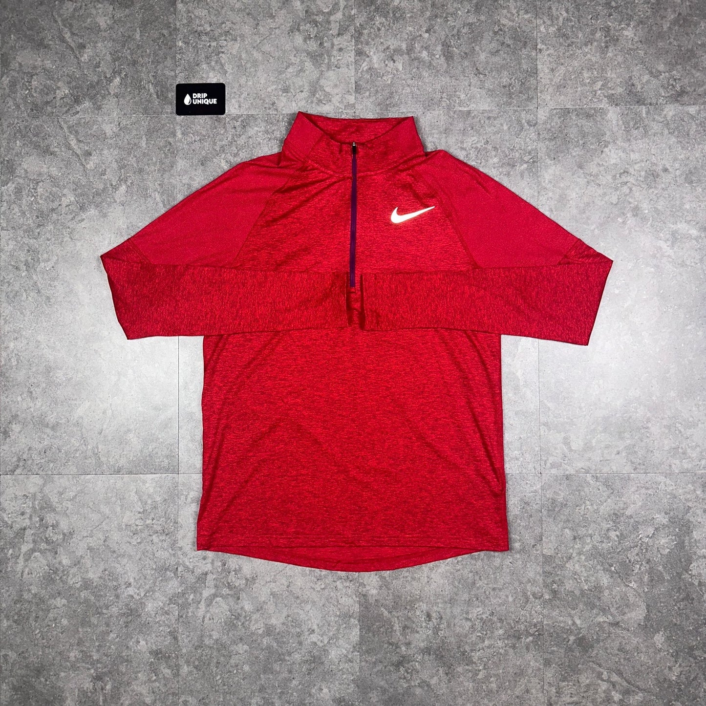 Nike Therma 1/4 Zip Top Red