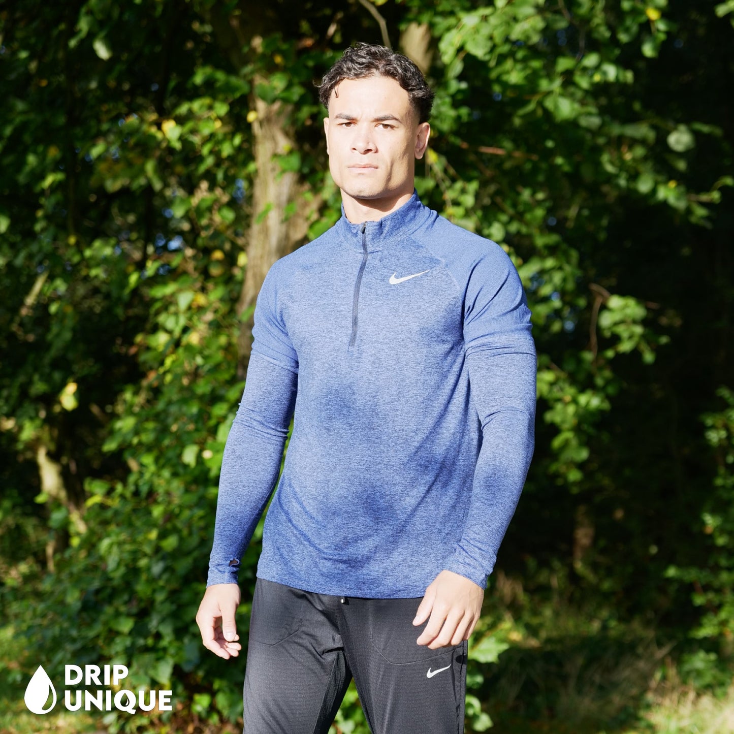 Nike Therma 1/4 Zip Top Royal Blue