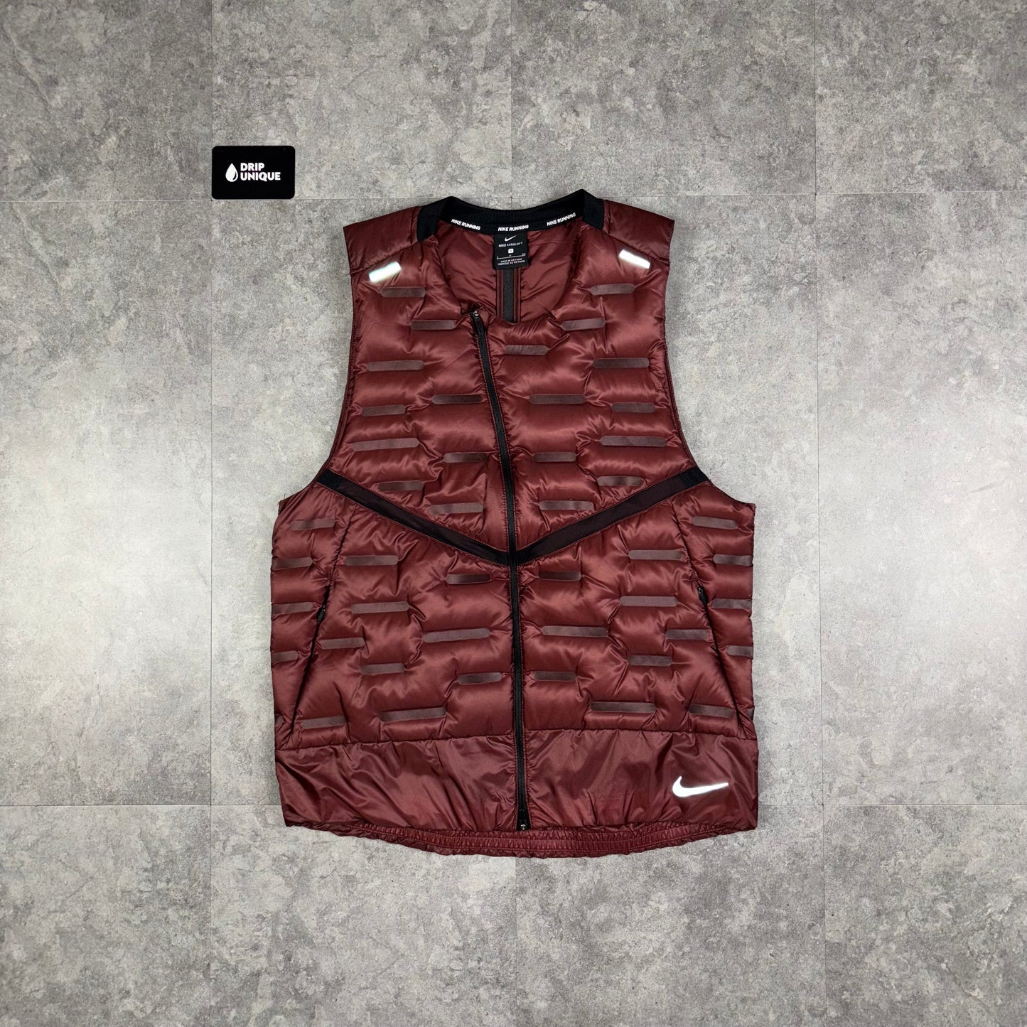 Nike Therma Aerolayer Gilet Burgandy