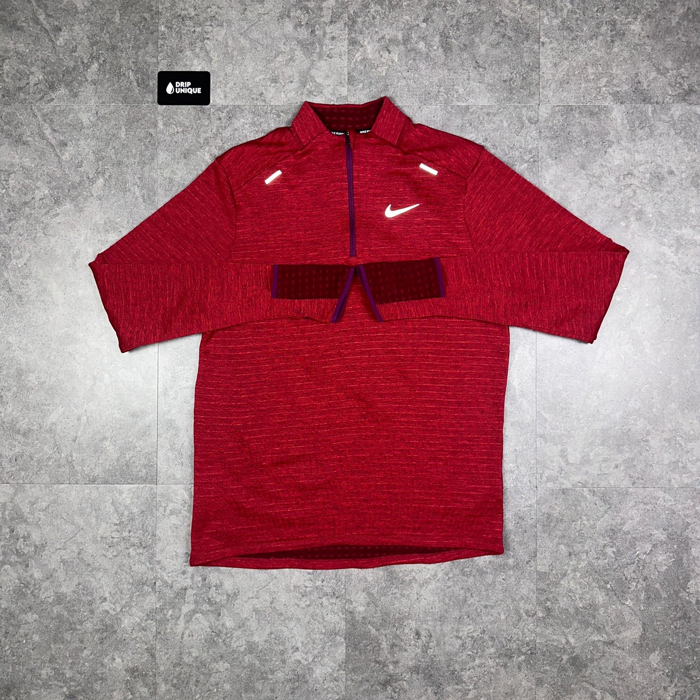 Nike Therma Sphere 3.0 1/4 Zip Top Red