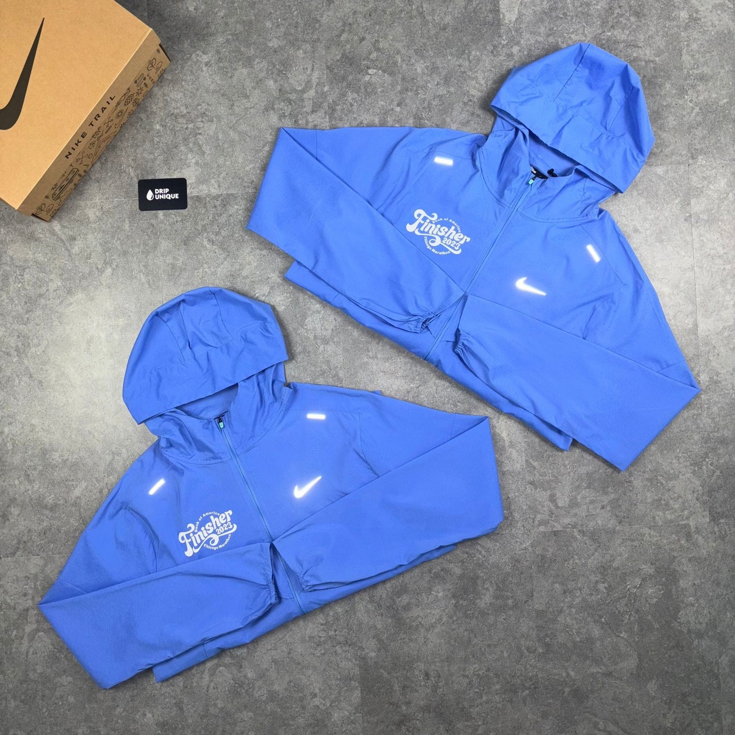 Nike UV Windrunner Jacket Chicago Finisher Blue